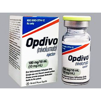 OPDIVO 100 mg / 10 mL vial ( nivolumab ) solution for iv infusion